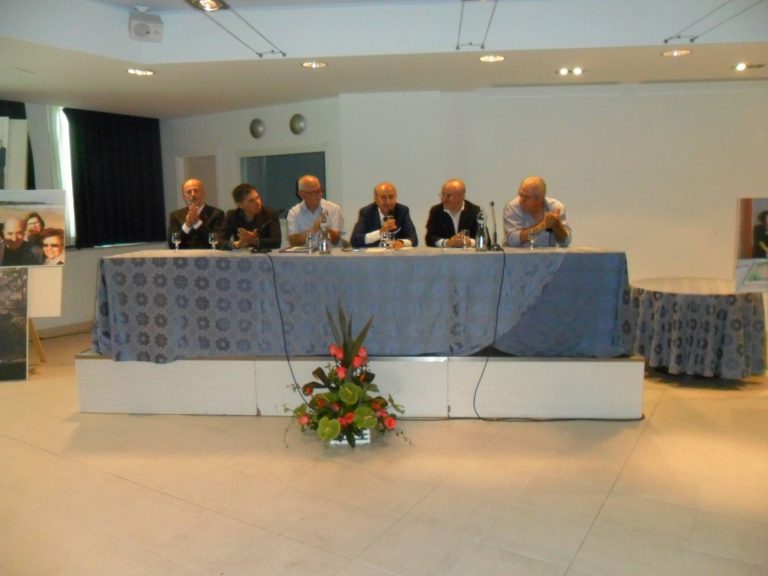 Nella Foto, tavolo presidenza, da sx: Andrea Pacilli, Damiano Leone,Michele Totta, Michele Fini, Michele Notarangelo e Onofrio Grifa.