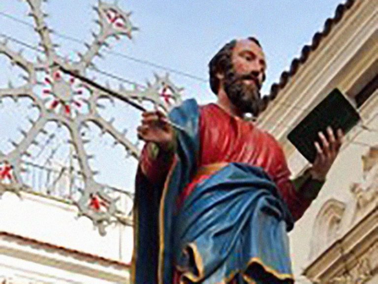 San Marco in L., Statua del Santo