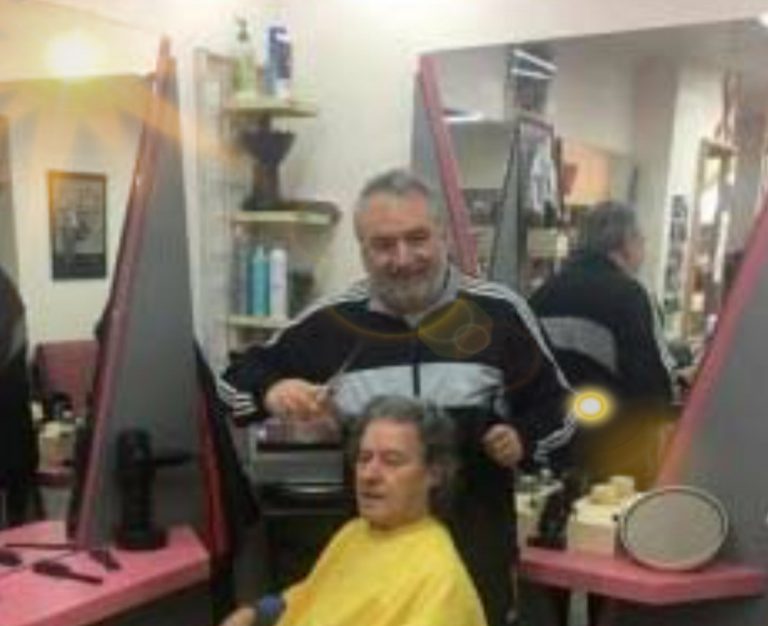 Gennaro Sassano con l'amico fraterno Teo Ciavarella.