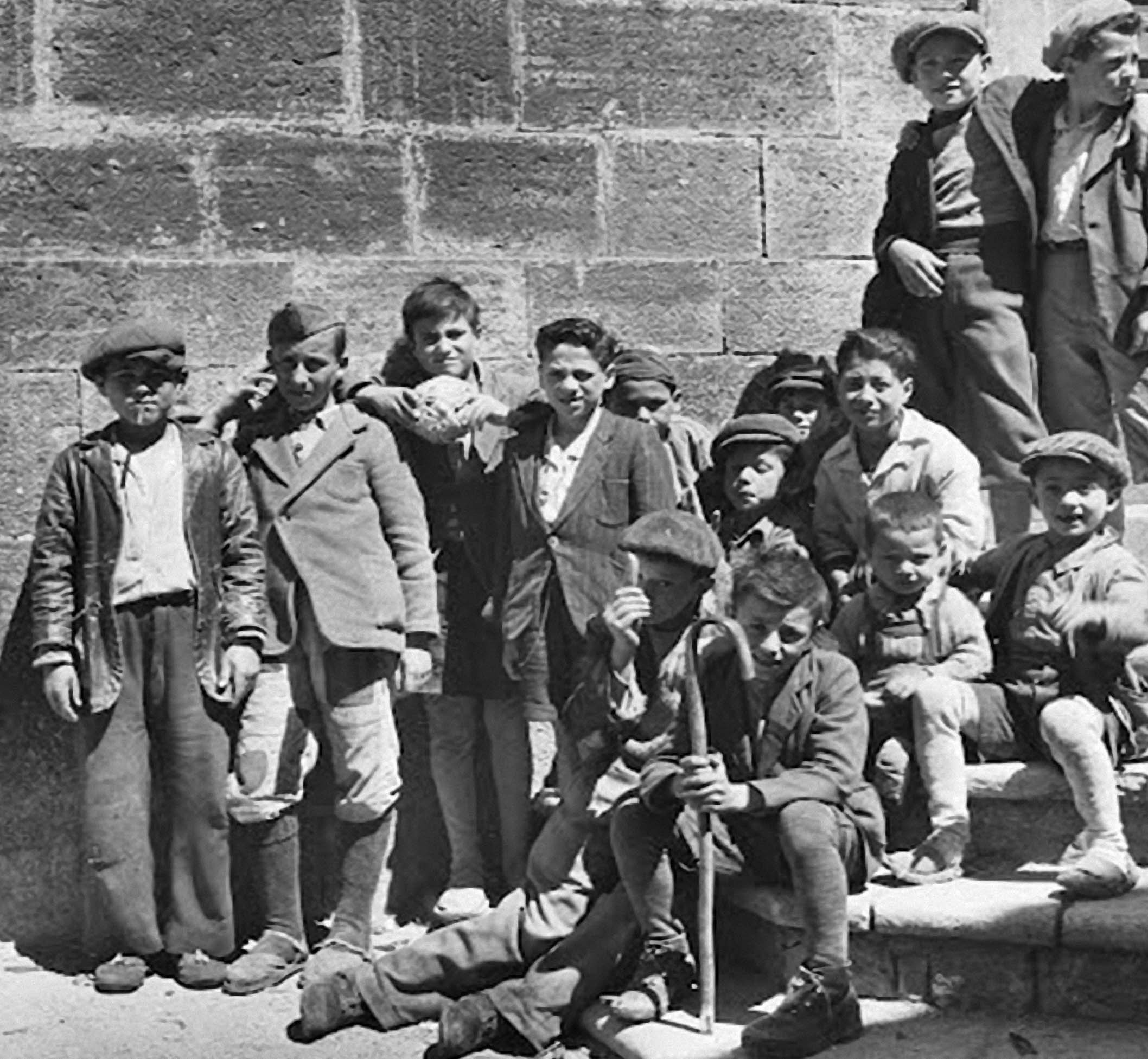 Rignano:Gruppo di ragazzi, 1947