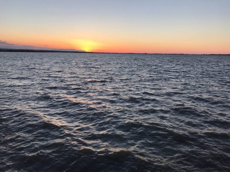 Lesina, tramonto sul Lago