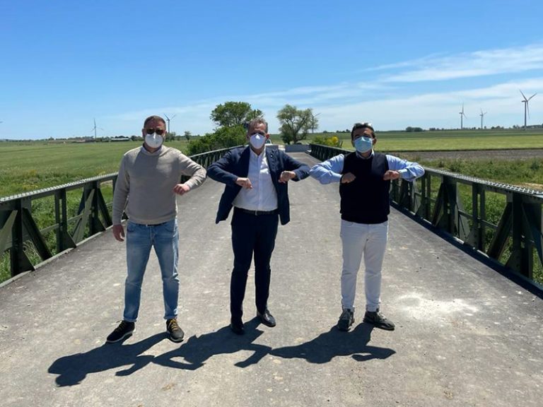Il nuovo Ponte Demaio a Rignano Garganico.
