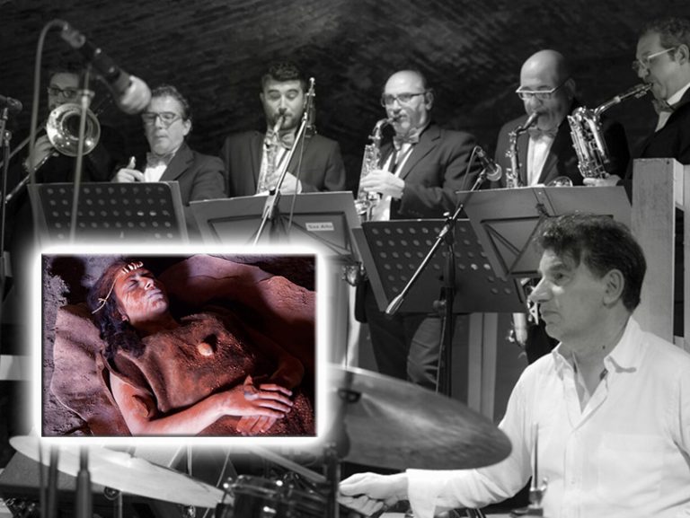 Il gruppo di Tiziano Paragone a Paglicci in Jazz 2021.
