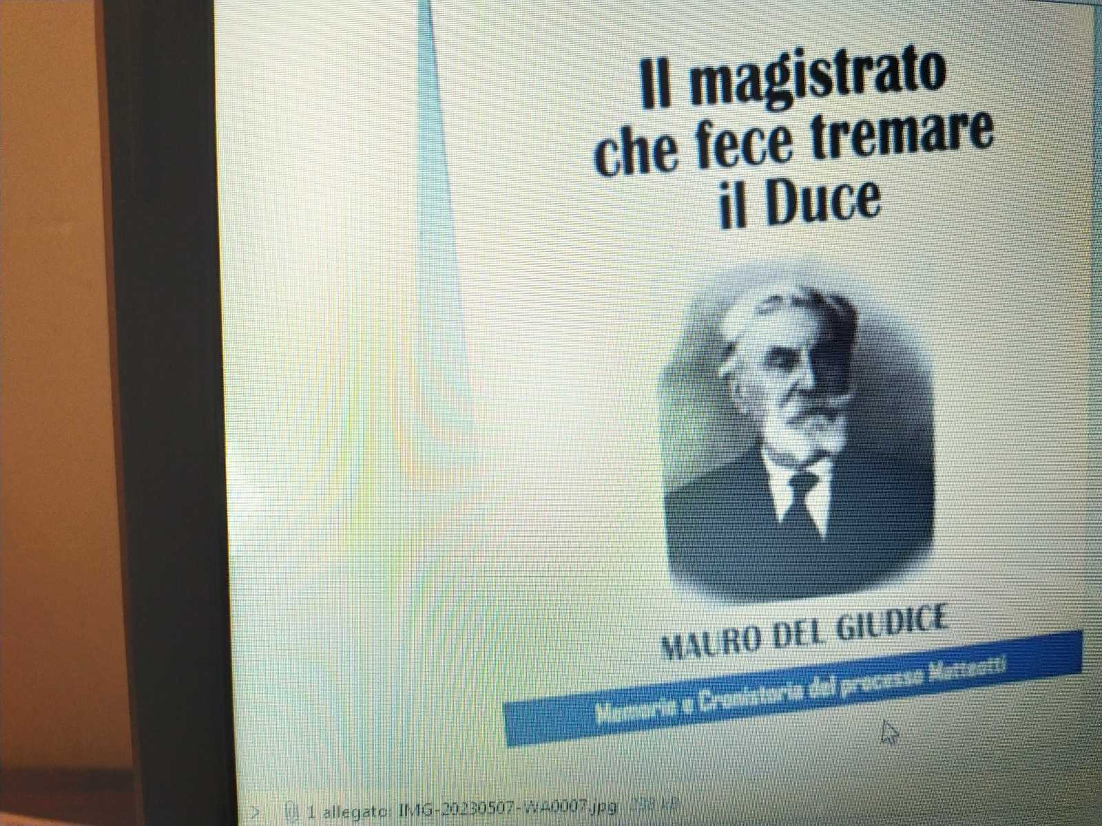 MauroDelGiudiceMagistratoFoto