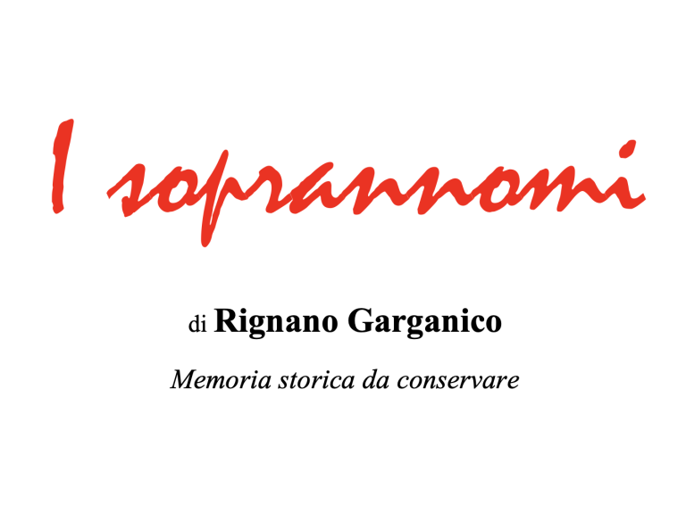 SoprannomiRignanoGarganico